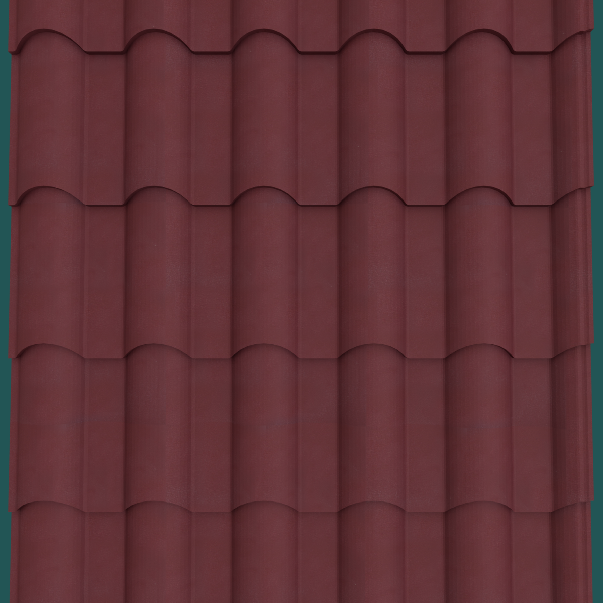 Elegantile 28G Maroon Textured Roofing Sheet