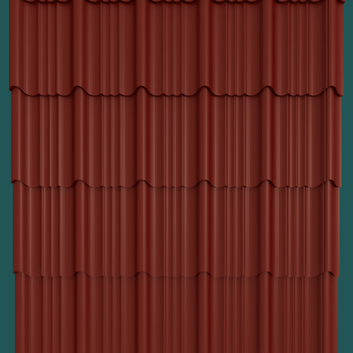 Versatile 28G Maroon Smooth Roofing Sheet