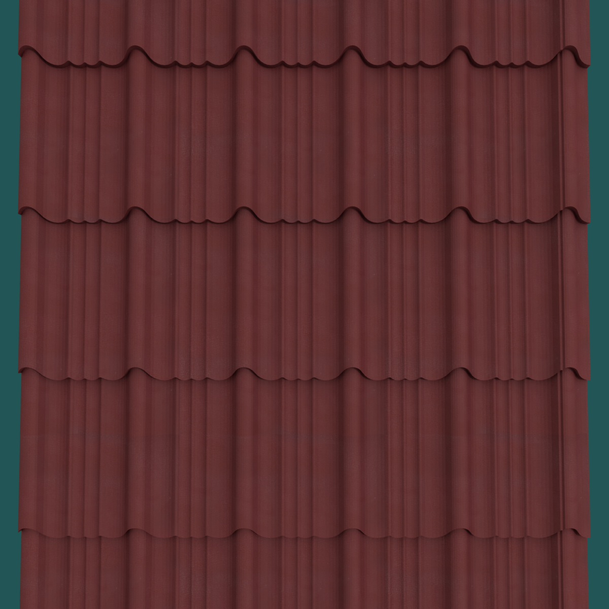 Versatile 28G Maroon Textured Roofing Sheet